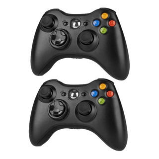 Melhor Kit 2 Controles Para X360 Joystick Sem Fio Melhor Kit 2 Controles Para X360 Joystick Sem Fio