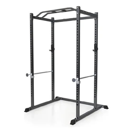 Power Rack Jaula De Potencia Megaline Soporte Regulable Gris Oscuro