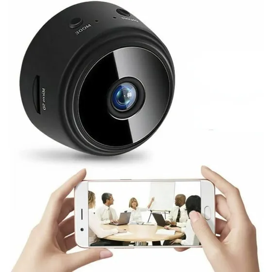 Mini Camara Espia Inalambrica Ip Wifi Hd Alarma Android/ Ios