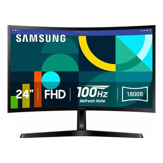Monitor Curvo Samsung 24 S36gd Fhd 100hz Ls24d366galx Monitor Curvo Samsung 24 S36gd Fhd 100hz Ls24d366galx