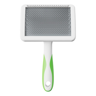 Rasqueadeira Cerdas Finas De Aço Soft Branca E Verde Andis Rasqueadeira Cerdas Finas De Aço Soft Branca E Verde Andis