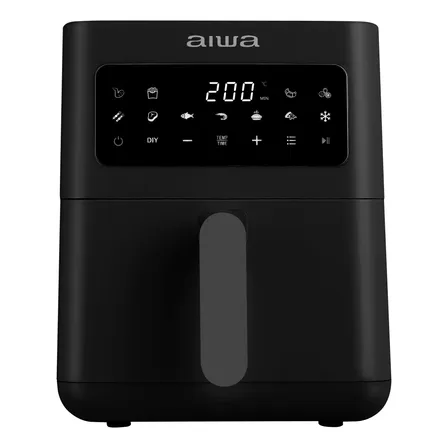 Freidora De Aire Digital Led 4.5 Litros Aiwa Aw-fk45 Negro