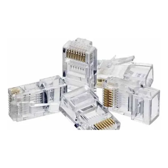 Conector De Red Rj45 Cat 6 Bolsa De 100 Unidades
