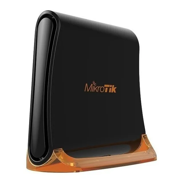 Access point interior MikroTik RouterBOARD hAP mini RB931-2nD negro/naranja