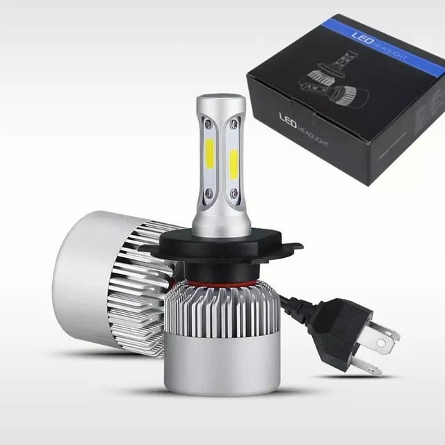 X2 Kit De Faros De H4 Led S2 6000k 4800lm 30w Luz Alta/baja