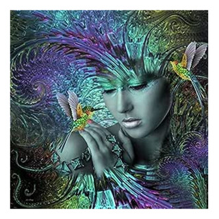 5d: 1 Kit De Diseño De Diamantes 5d De Hadas Colibri, 40 X 5d: 1 Kit De Diseño De Diamantes 5d De Hadas Colibri, 40 X