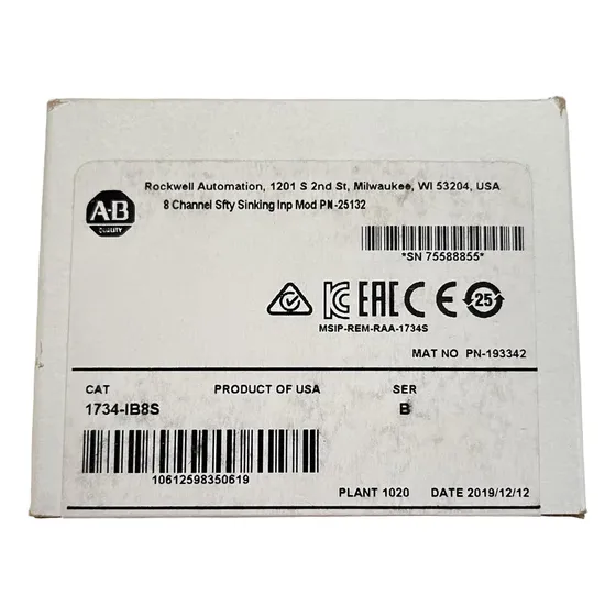 Allen-bradley 1734-ib8s Point I/o Módulo D Entrada Seguridad
