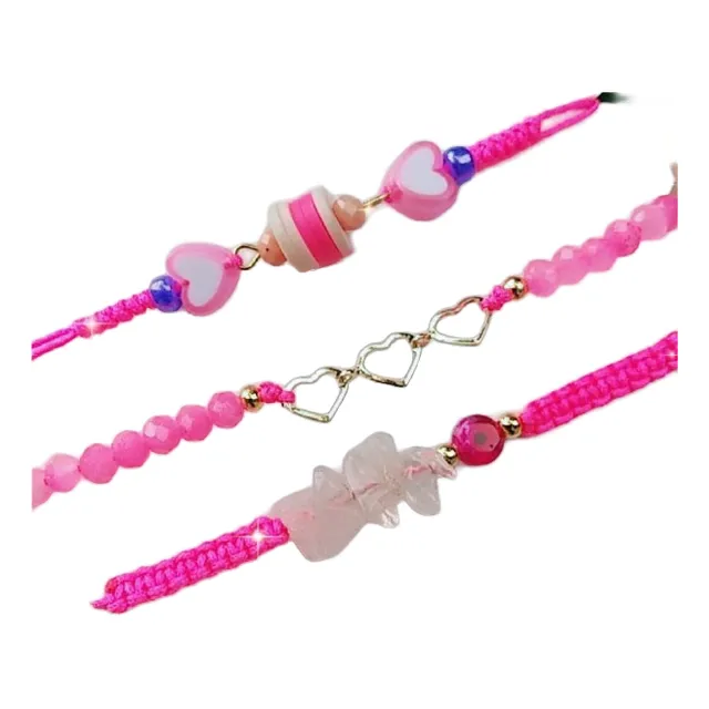 Pulsera Tejida Variedad Para Mujer