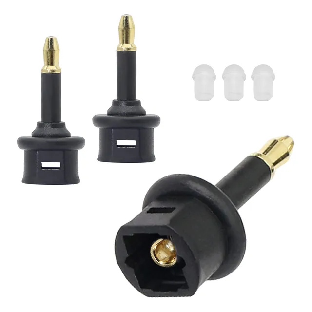 3,5 Mm Jack Plug A Tos Toslink Fibra Óptica Óptica Audio Con