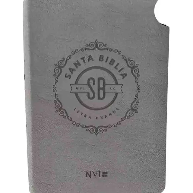 Biblia Nvi Manual Ot Letra Grande Gris (bolsillo) - Varios A