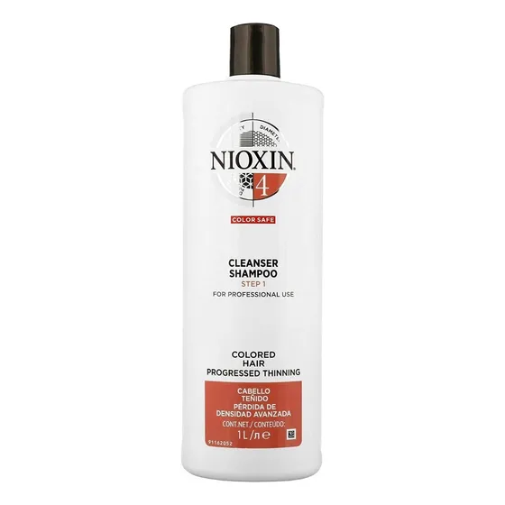Shampoo Nioxin 4 Cabello Teñido Pérdida De Densidad Avanzada