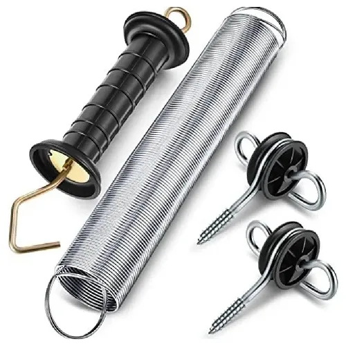 Kit De Puerta P/cerco Electrico Brocha, Resorte Y Recibidor