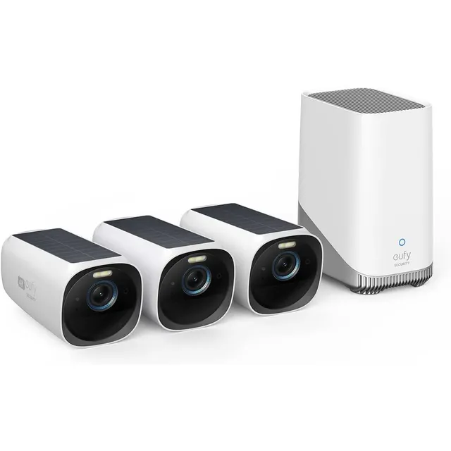 Kit De 3 Cámaras Eufy Security Eufycam 3, Cámara De Segurida
