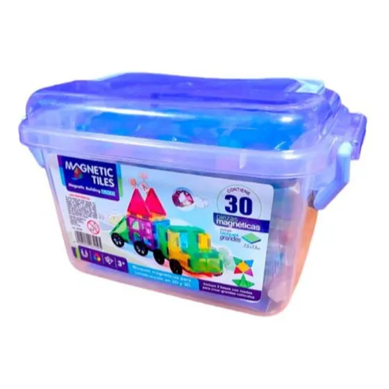 Juego De Bloques Magnéticos 30 Pzas. Calidad Superior