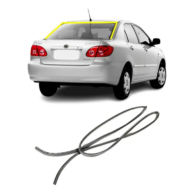 Borracha Vigia Vidro Traseiro Toyota Corolla 2003 Em Diante