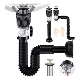 Cespol Con Sistema Anti Olores Y Botón Push Para Lavabo Cespol Con Sistema Anti Olores Y Botón Push Para Lavabo