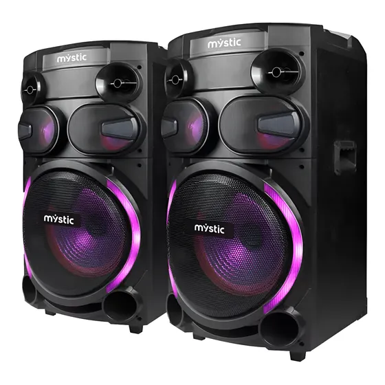 Corneta Mystic Con Bluetooth Entrada Para Microfono Negro
