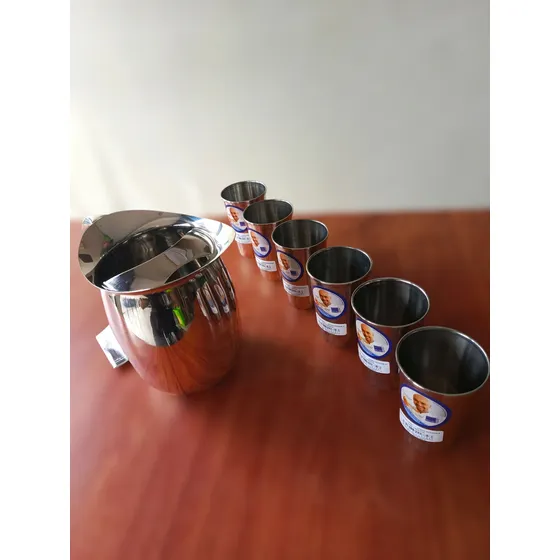 Juego De Jarra + 6 Vasos Bhalaria