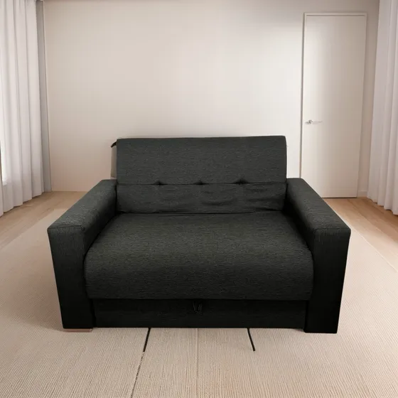 Sofá Cama 2 Cuerpos Entrega Inmediata Consultar Colores Negro Liso