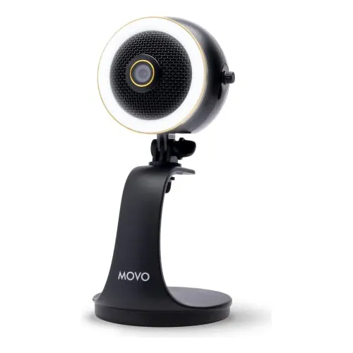 Cámara Web Todo En Uno Movo Webmic Hd Pro Con Micrófono Y An