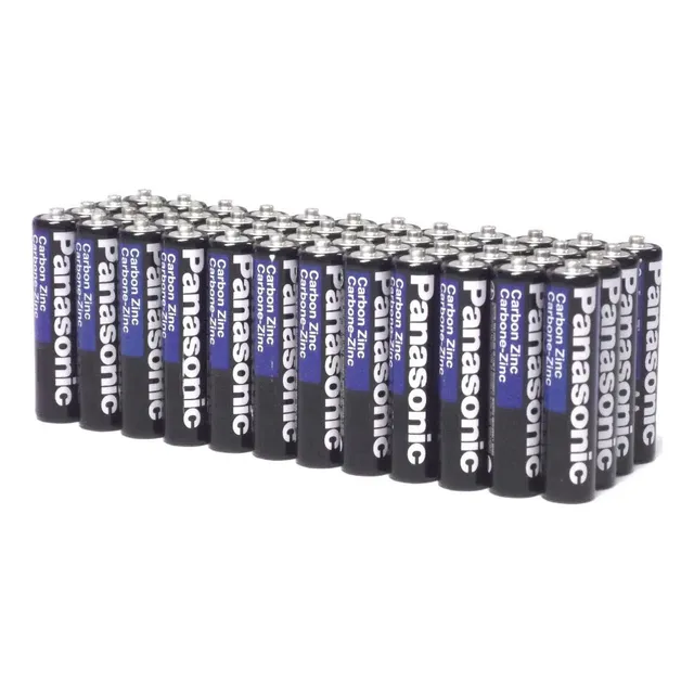 Pilas AA Panasonic Carbon Zinc Cilíndricas - Pack de 4 Unidades