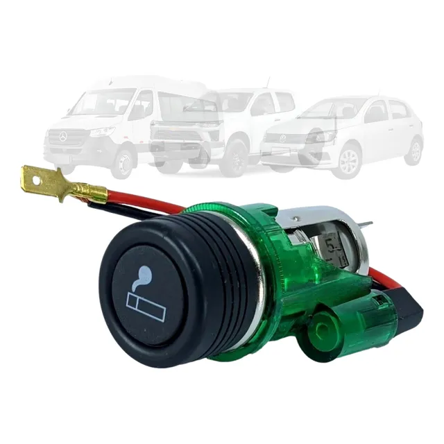 Tomada Acendedor De Cigarro Universal Auto 12v