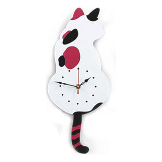 Reloj De Pared Único Con Forma De Cola De Gato En Acrílico P Reloj De Pared Único Con Forma De Cola De Gato En Acrílico P
