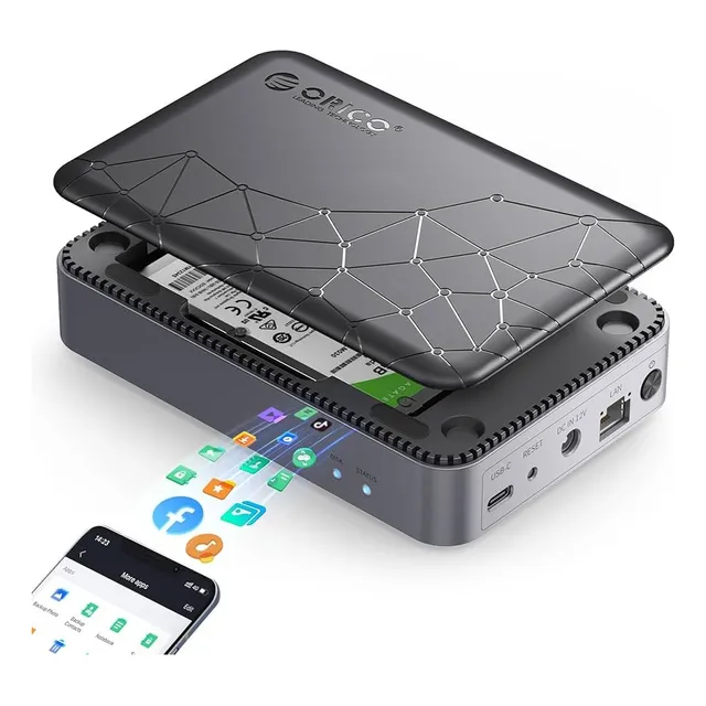 Orico 2.5 Nas Respaldo Automático Y Compartir