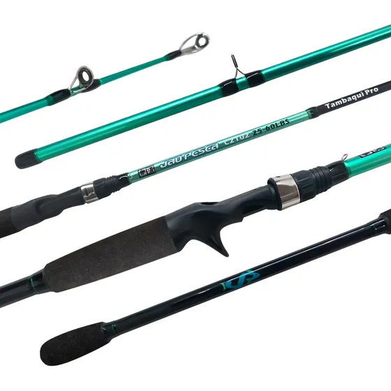 Vara Carretilha Tambaqui Pro Im8 C2402 2,40mt 60lbs Carbono