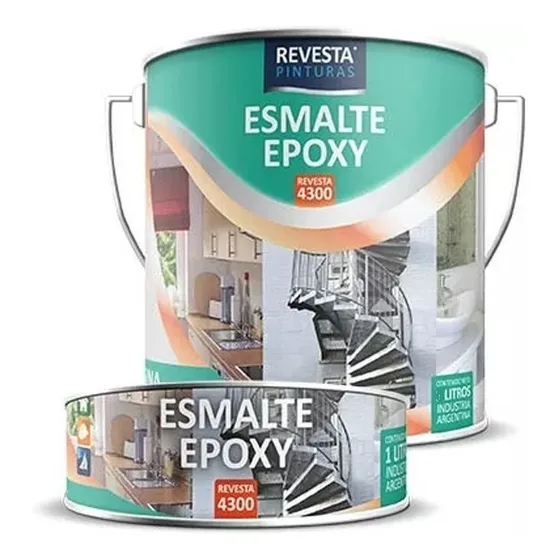 Esmalte Epoxi Blanco Alto Brillo X 1lt - Revesta 4300