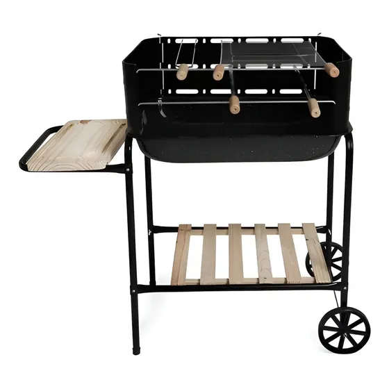 Churrasqueira Portátil Bonanza Bacia Esmaltada 003012 - Mor Cor Preto