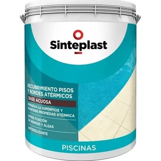 Recubrimiento Para Pisos Y Bordes Atérmicos De Piscinas 10 L