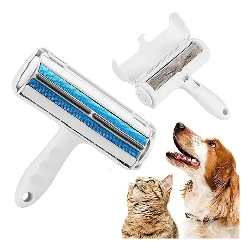 Petgear Rodillo Quitapelos De Mascotas Reutilizable Lavable Color Azul
