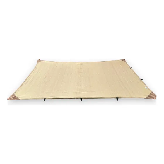 Malla Sombra 4x3 M 90% Raschel Confección Reforzada Colores