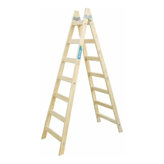 Escalera De Madera Pintor Alpina 7 Escalones | Giannoni
