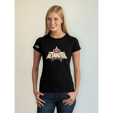 Playera Deportiva Mujer Lucha Libre Aaa Alianzas Playera Deportiva Mujer Lucha Libre Aaa Alianzas