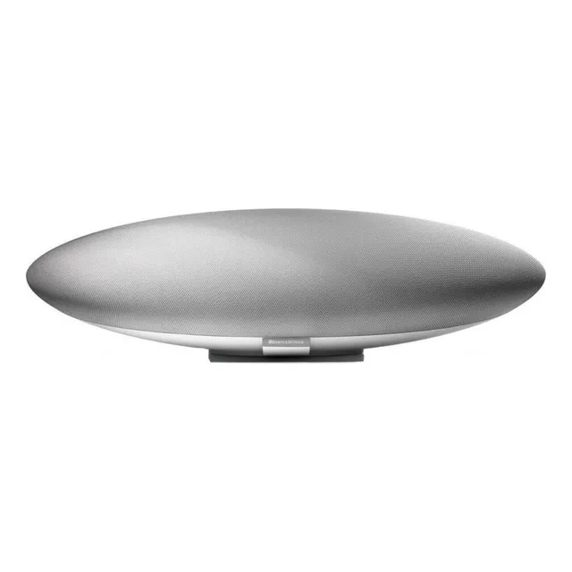 Parlante Bowers & Wilkins Zeppelin Wireless portátil con bluetooth y wifi blanca