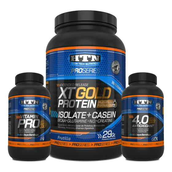 Xt Gold + Vitamin Pro + Antioxidante Combo Salud Htn