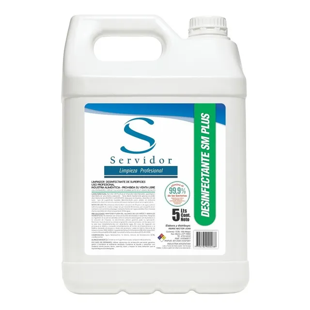 Desinfectante Sm Plus Amonio Cuaternario Bactericida Virus 