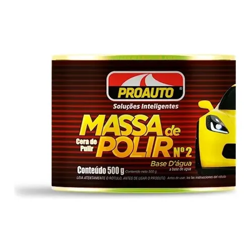 Massa De Polir Pintura Tira Riscos Automotiva N2 Base D'água