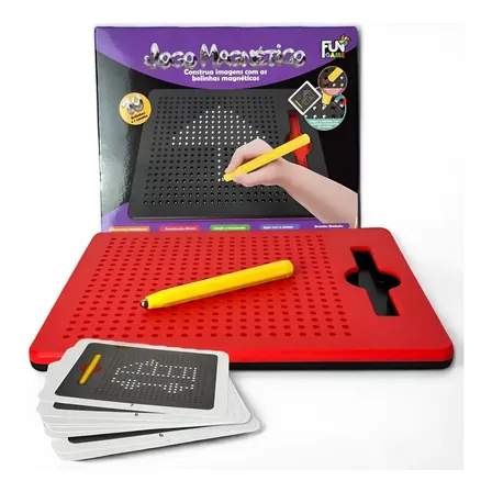 Jogo Magnético Infantil Desenhos Com Imã Divertido