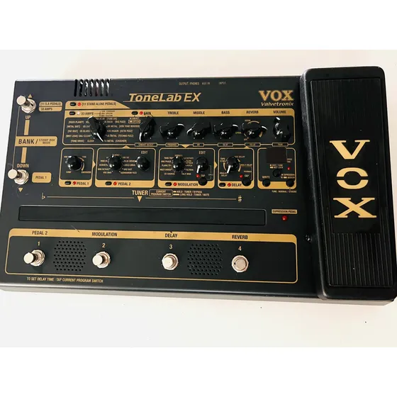 Pedaleira Multiefeito Vox Tonelab Ex Para Guitarra