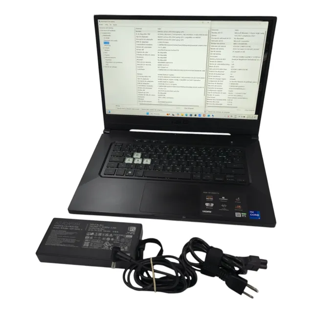Laptop 15 Pulgadas Asus Tuf Dash Fx516p Corei7 512/8 Gris Oscuro
