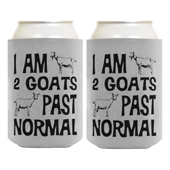 Goat Lady Gifts I Am 2 Goats Pasado Normal Farmer Lata Multi