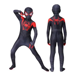 Fantasia Miles Morales Aranhaverso Homem Aranha Infantil Fantasia Miles Morales Aranhaverso Homem Aranha Infantil