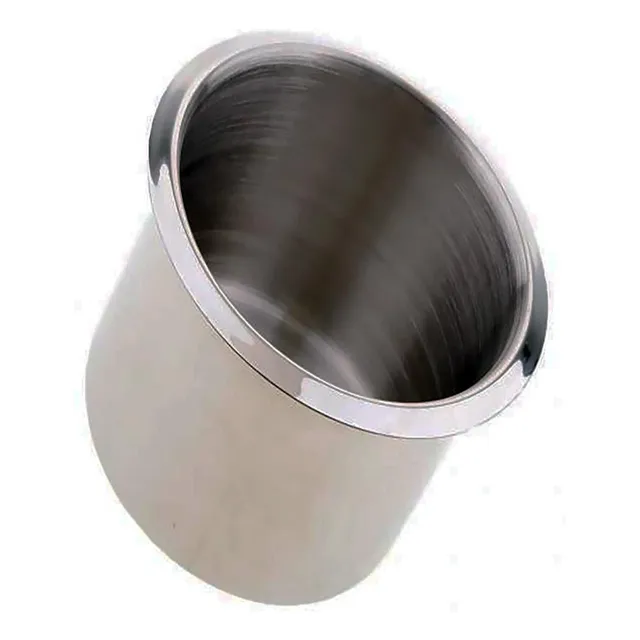 Porta Copos Aço Inox De Embutir Barcos Lanchas Mesas Poker
