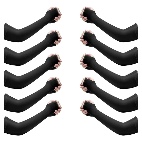 Mangas Protectoras Para Brazos Protección Solar Uv,10 Pares