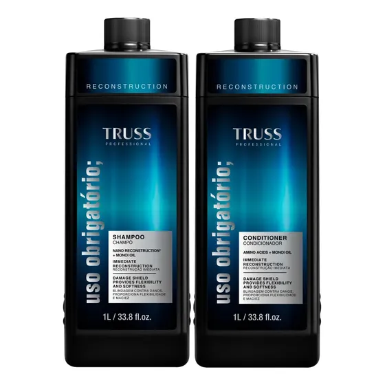 Truss Uso Obrigatório Shampoo E Condicionador - 1litro