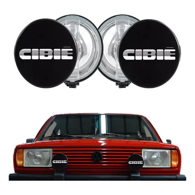 Par Farol Milha Auxiliar Redondo Fusca Brasilia  Capa Cibie