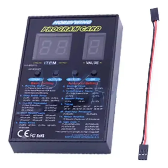 Cartão De Programação De Esc Hobbywing Para Automodelos